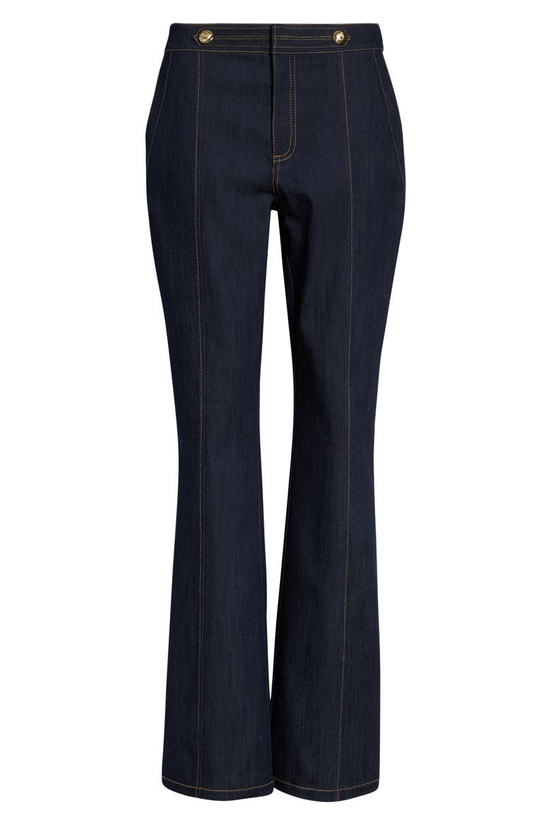 Abbot High Waist Bootcut Jeans, Alternate, color, INDIGO