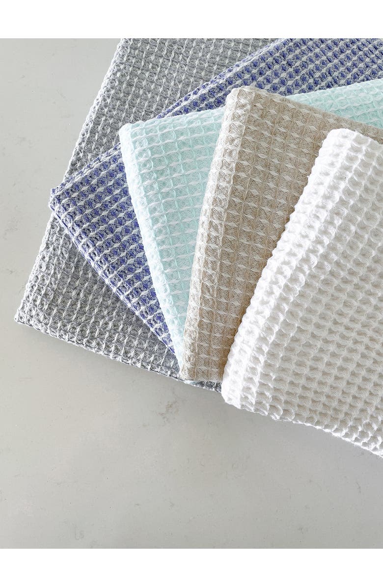 Anaya 2 Tone Turkish Cotton Waffle Bath Towel, Alternate, color,