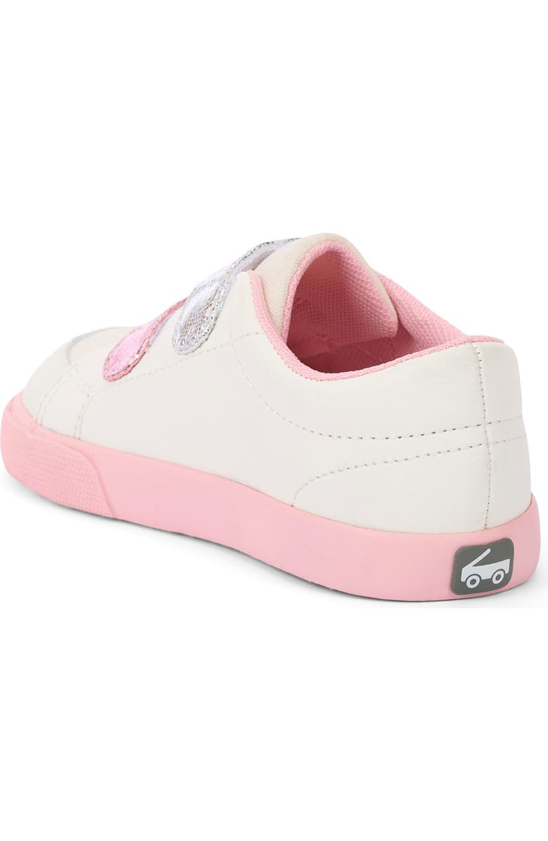 See Kai Run Kids' Morgan Sneaker, Alternate, color, White/ Pink