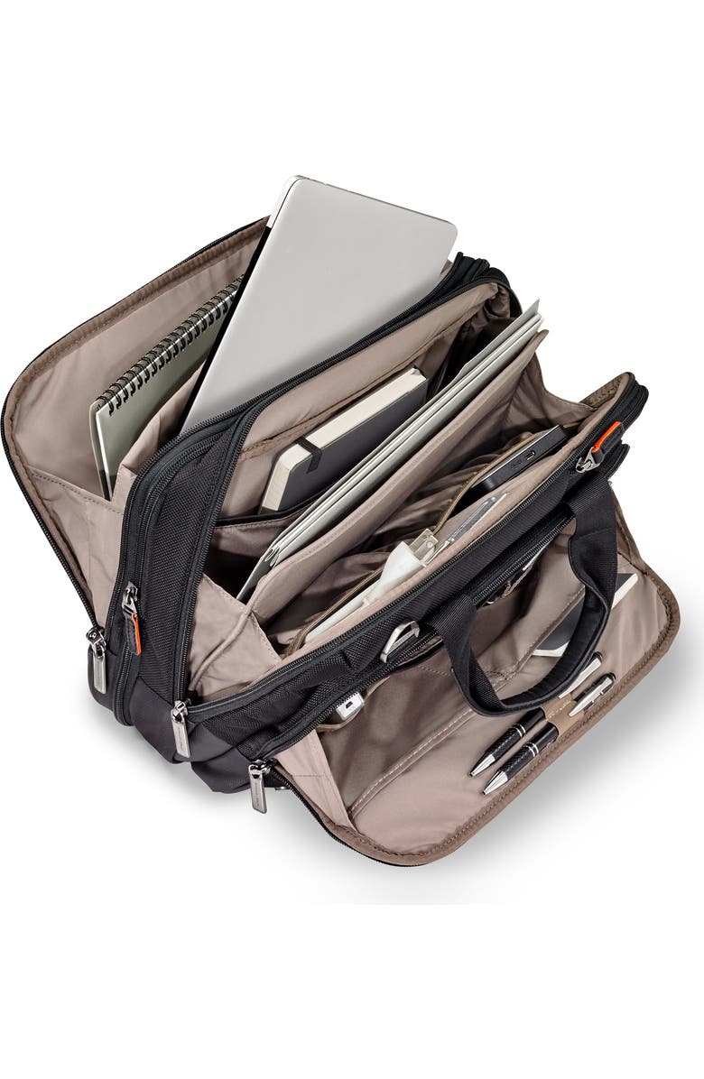 Briggs & Riley @work Small Expandable Ballistic Nylon Laptop Briefcase with RFID Pocket, Alternate, color,