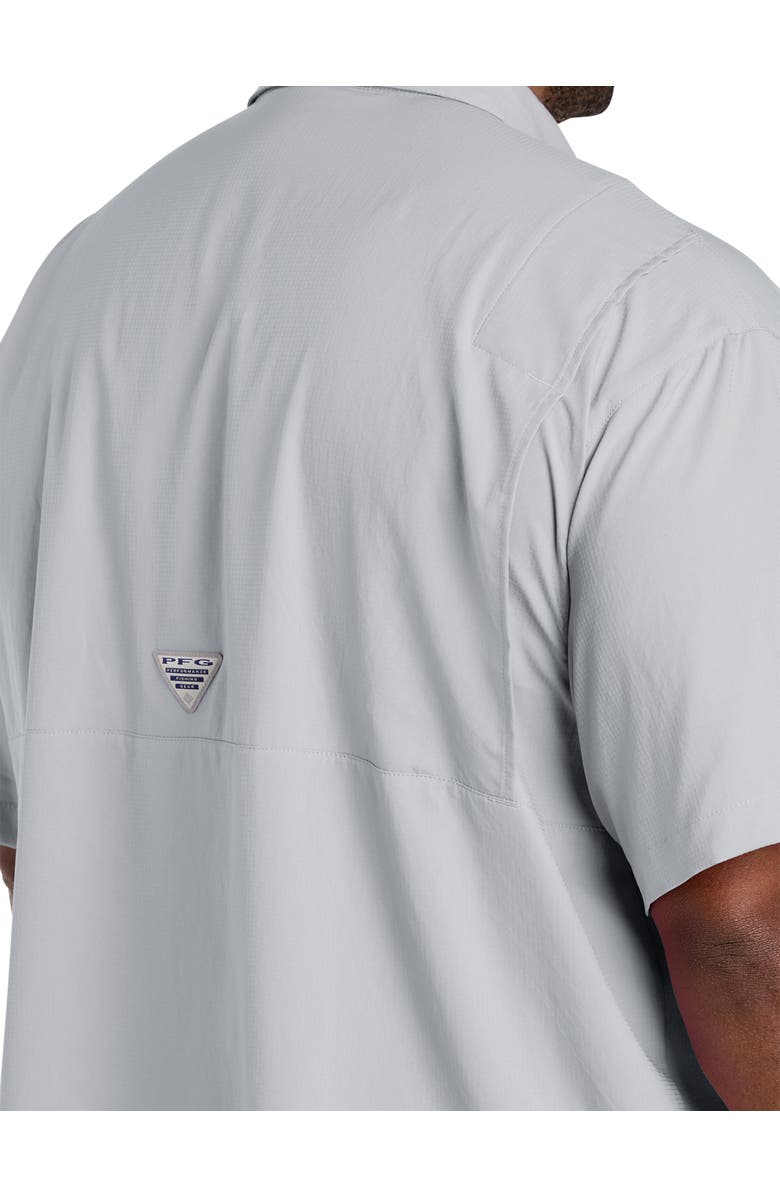 Columbia Big & Tall PFG Tamiami II Sport Shirt, Alternate, color, Cool Grey