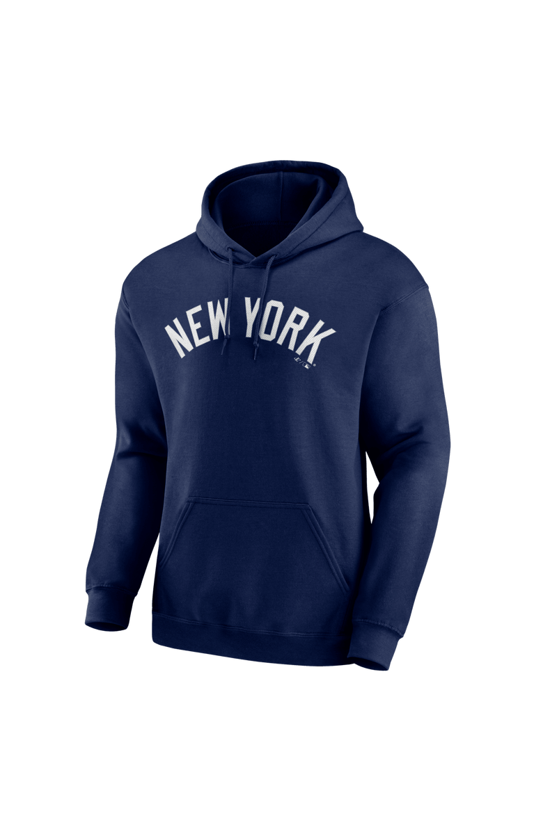 Logo Athletic Men's Logo Athletic Navy New York Yankees Wordmark Hoodie, Alternate, color, Navy