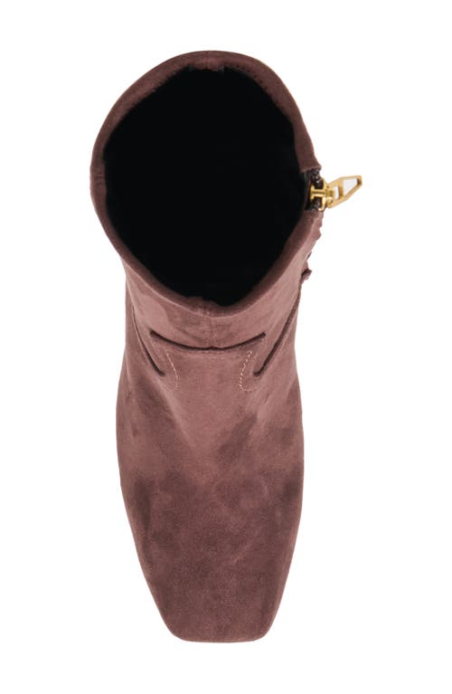 Dolce Vita Roan Block Heel Bootie In Brown