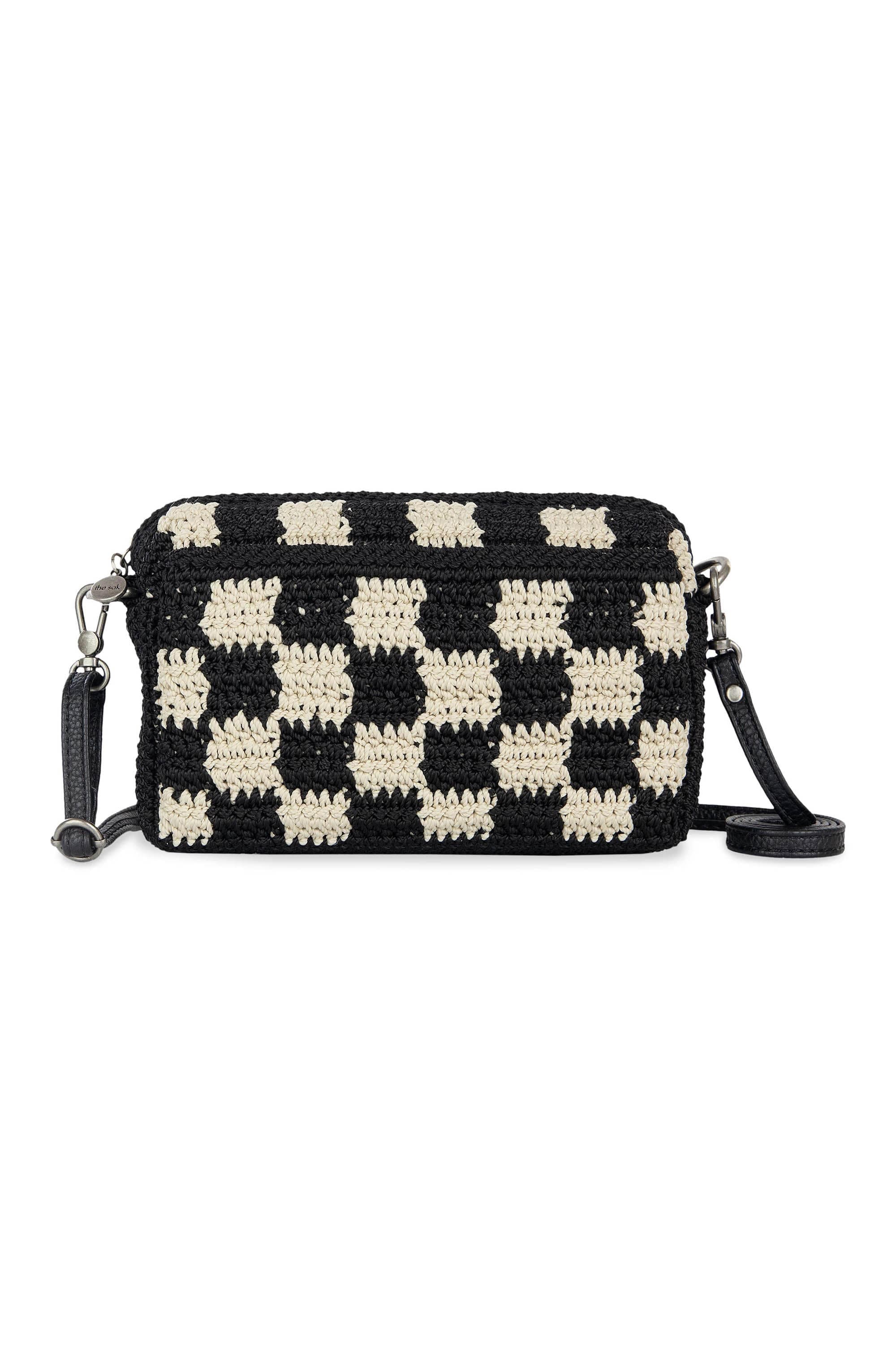 The Sak Cora Smartphone Crossbody Bag, Main, color, Black Check