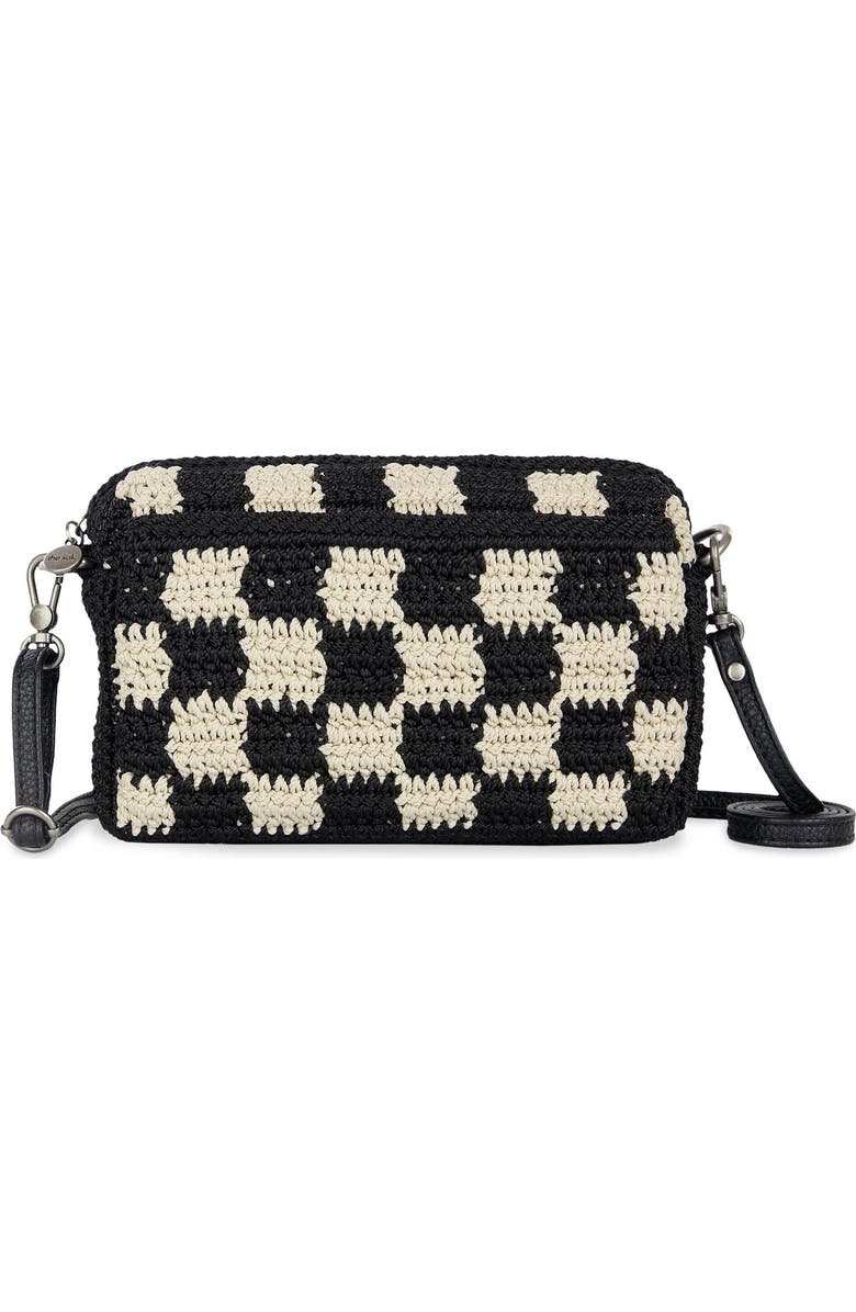 The Sak Cora Smartphone Crossbody Bag, Main, color, Black Check