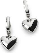 Ana Luisa Puffed Heart Hoops - Jessica