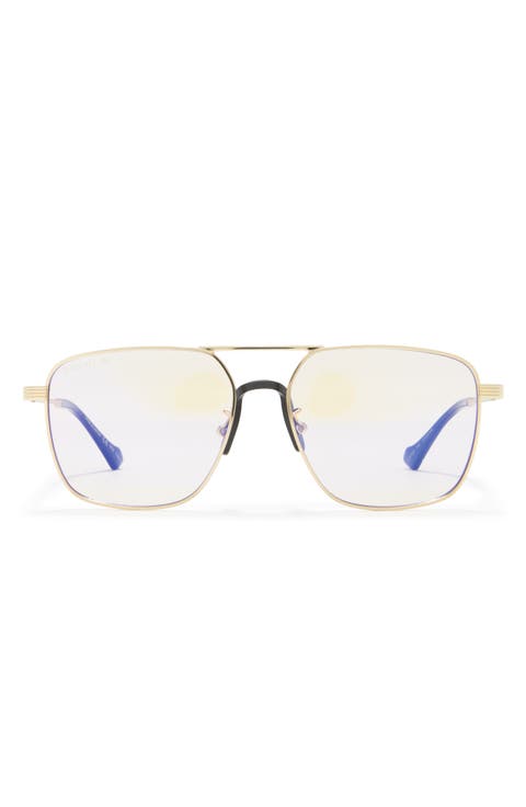 57mm Aviator Sunglasses