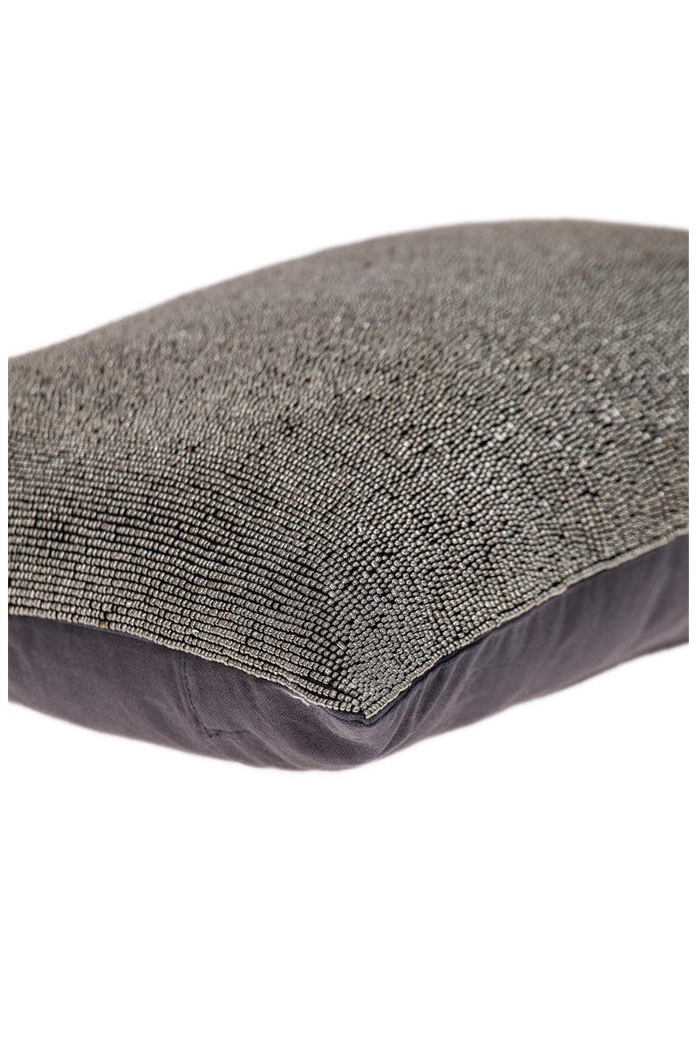 Aster Embellished Throw Pillow, Alternate, color, GREY