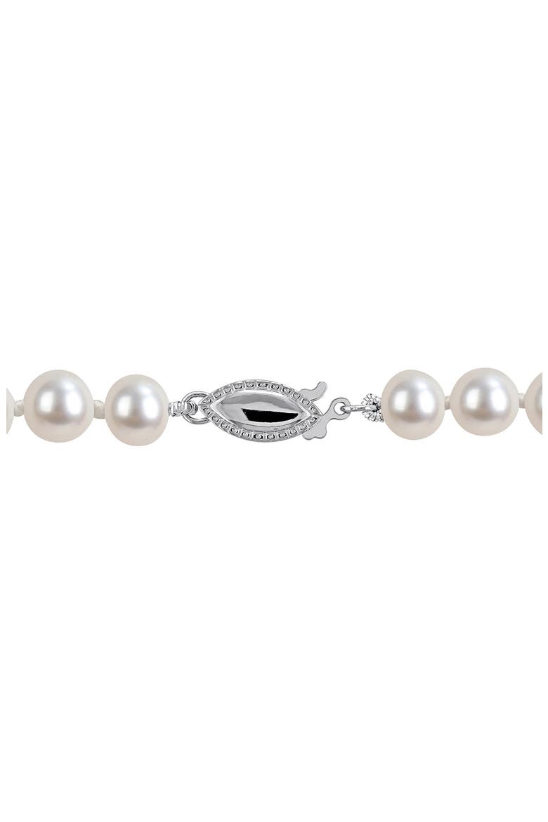 Cultured Pearl Bracelet, 6–6.5mm, Alternate, color, WHITE