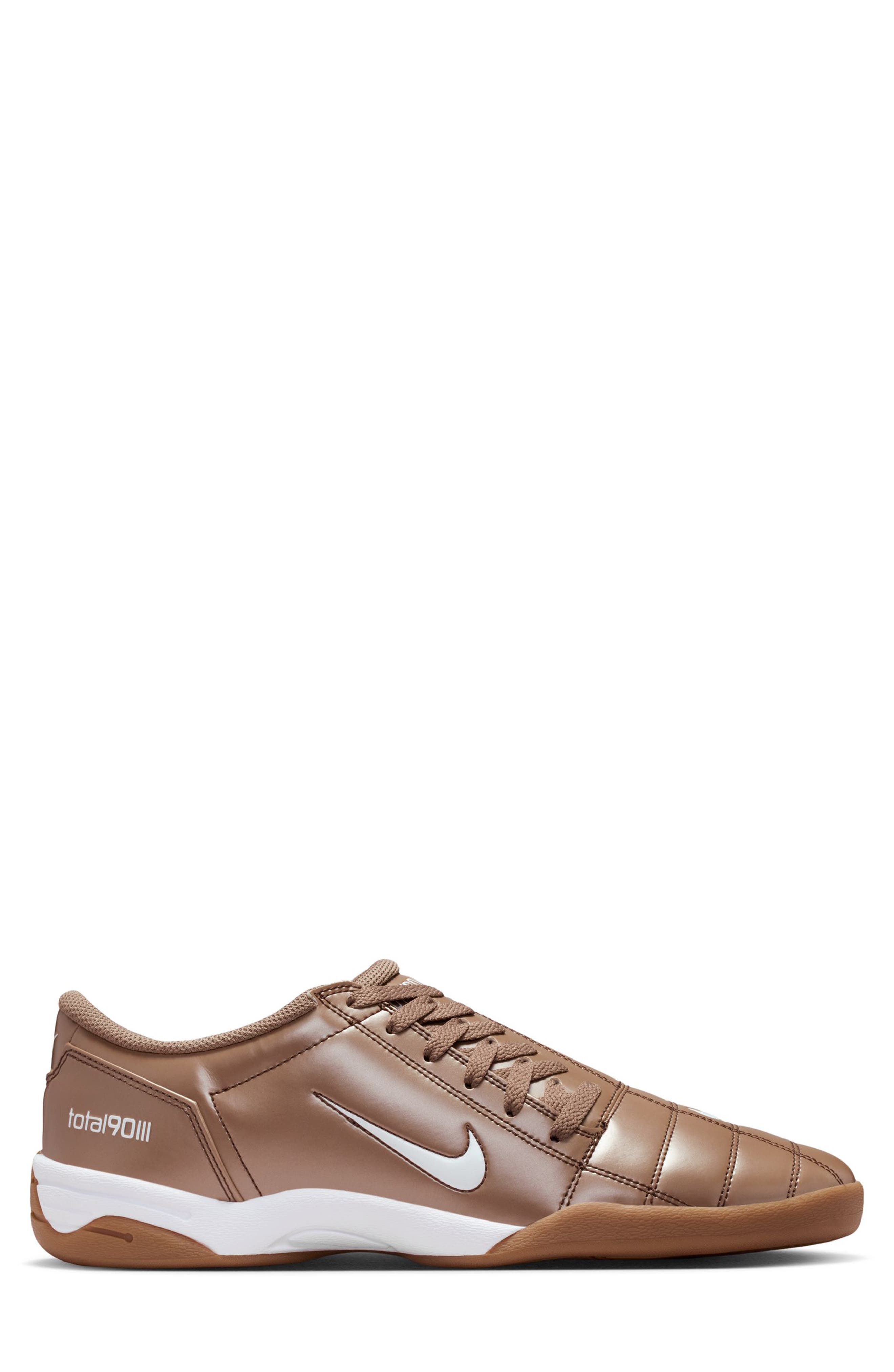 Nike Total 90 Soccer Sneaker, Alternate, color, Mink Brown/ White/ Racer Blue