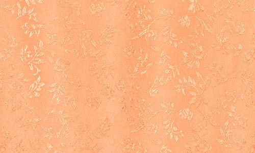 Lost + Wander Beach Peach Long Sleeve Minidress In Peach Orange