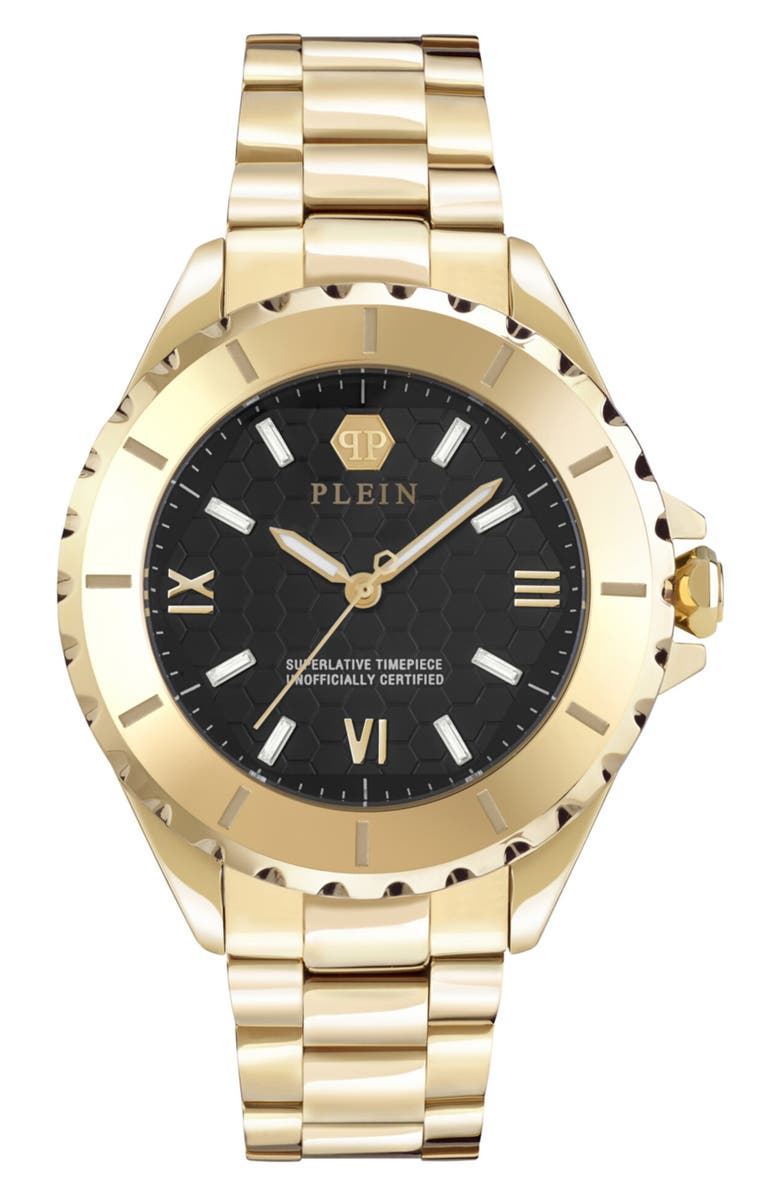 PHILIPP PLEIN Plein Heaven Bracelet Watch, 38mm, Main, color, Gold