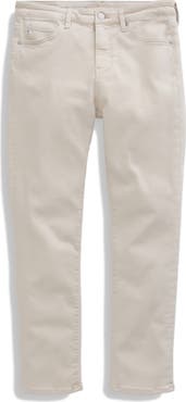 AG Mari Mid Rise Slim Straight Leg Crop Jeans