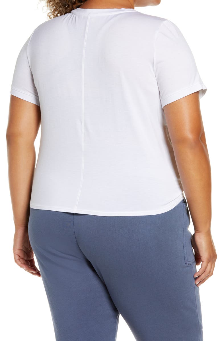 Zella Peaceful Twist T-Shirt, Alternate, color,