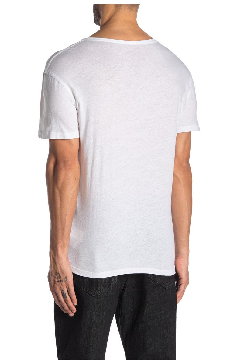 AllSaints Figure Short Sleeve V-Neck T-Shirt, Alternate, color,