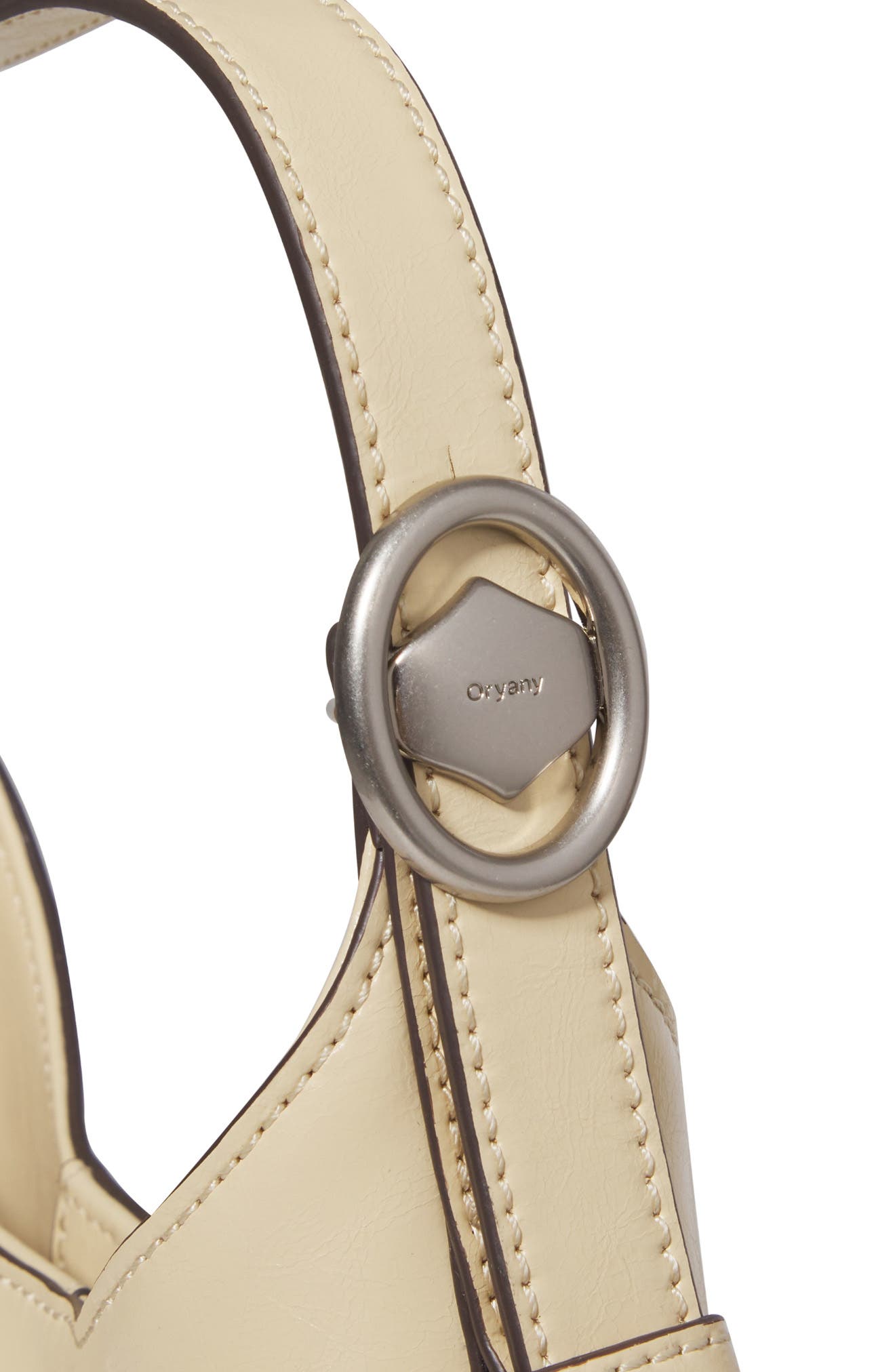 Oryany Egg Leather Shoulder Bag, Alternate, color, Butter Cream