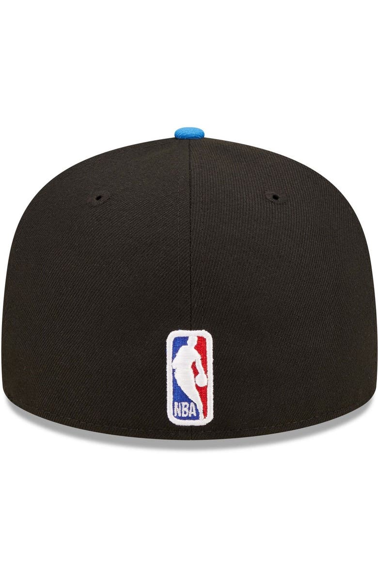 New Era Men's New Era Blue/Black Oklahoma City Thunder 2022 Tip-Off 59FIFTY Fitted Hat, Alternate, color, 