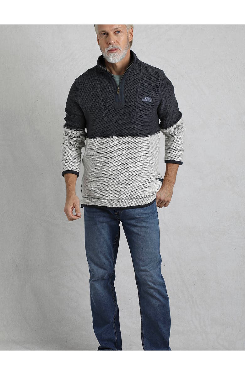 Weird Fish Kielder 1/4 Zip Special Edition Macaroni, Alternate, color, Dark Navy