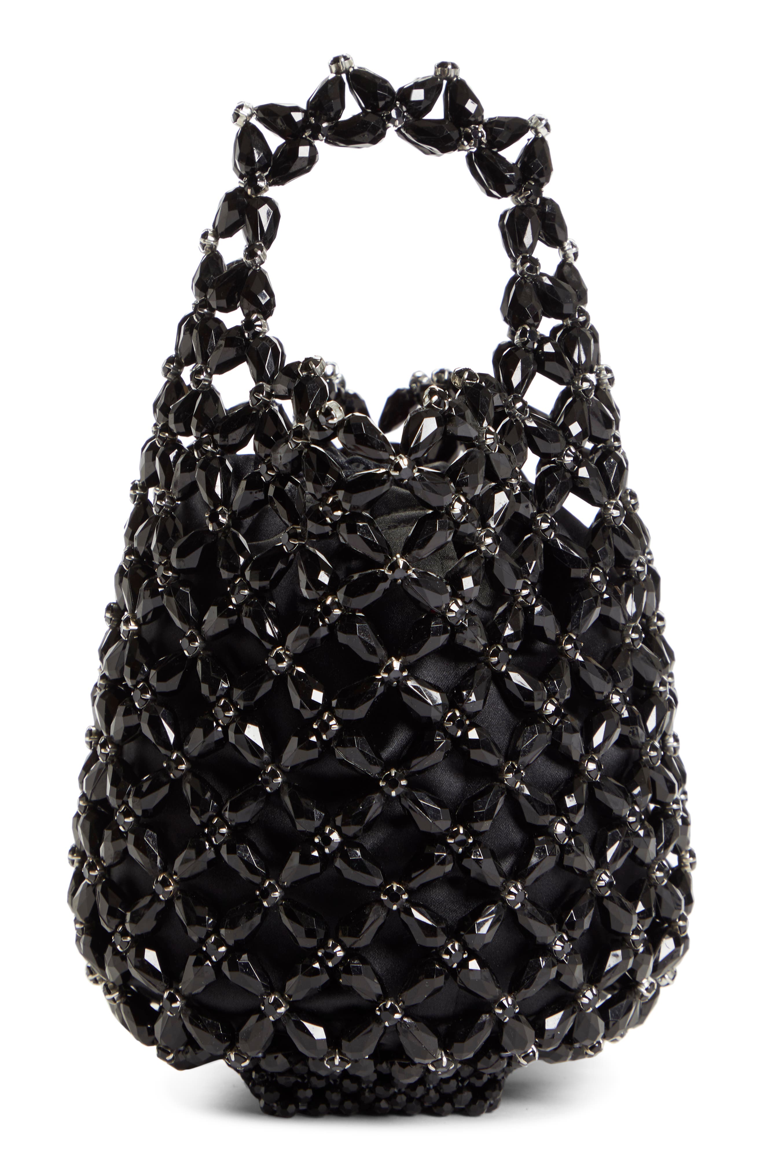 Simone Rocha Small Beaded Shopper Bag, Alternate, color, 