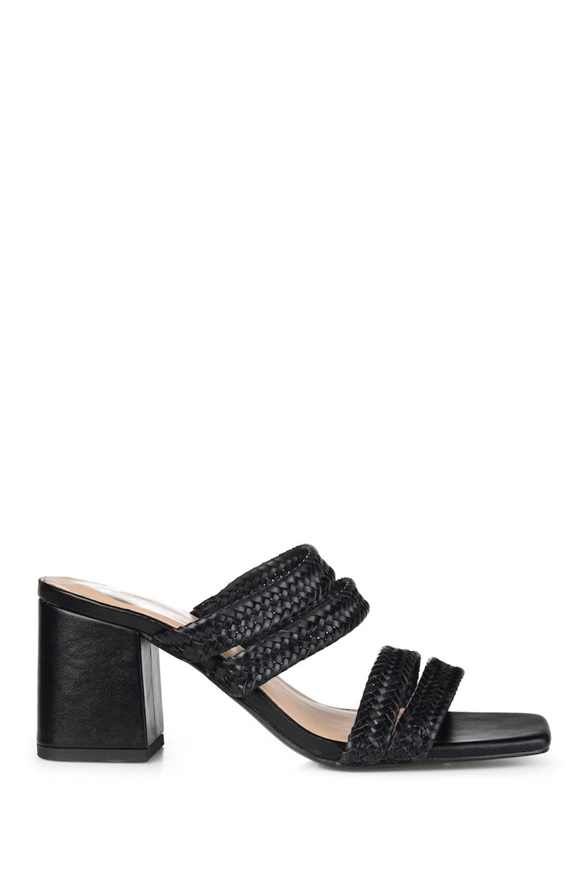 Journee Collection JOURNEE Natia Strappy Block Heel Sandal, Alternate, color, Black