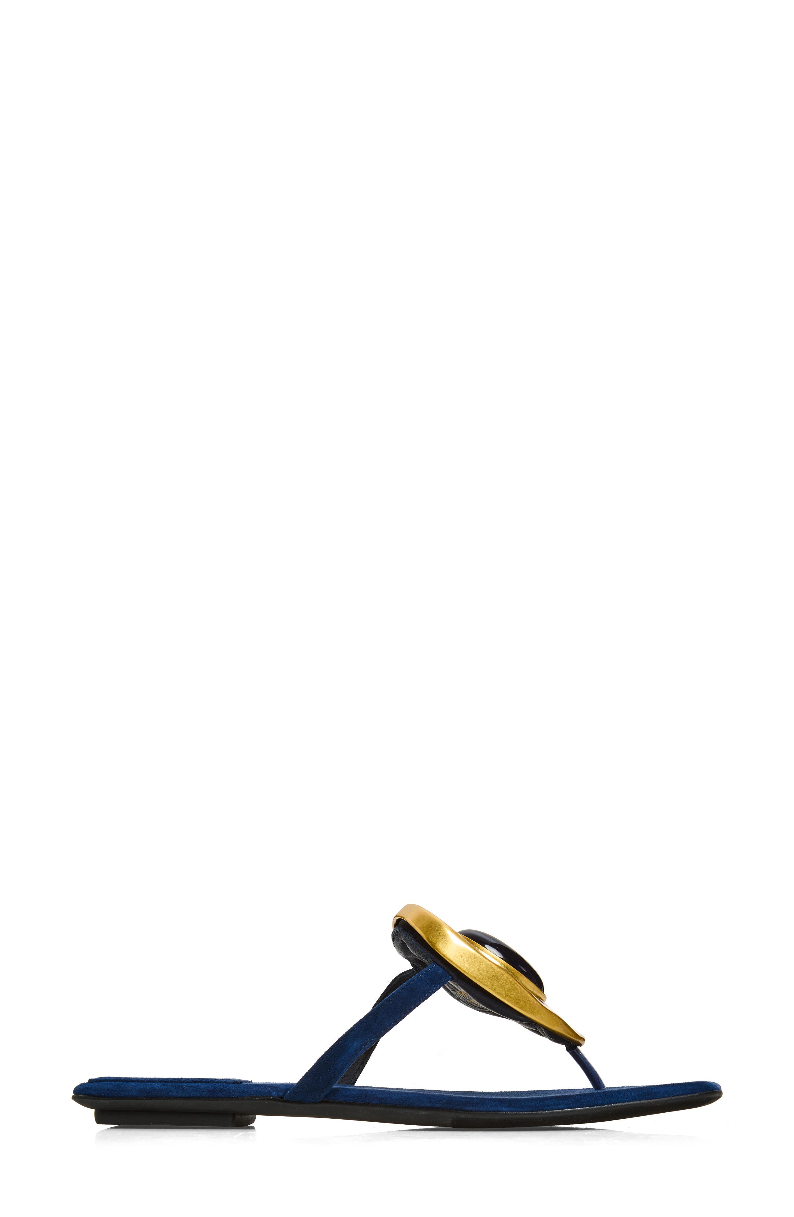 Bazaar Flip Flop, Alternate, color, NAVY SUEDE COMBO