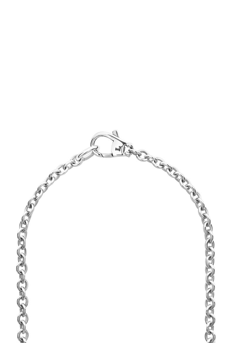 Maya Circle Station Necklace, Alternate, color, SILVER/ WHITE MOTHER OF PEARL