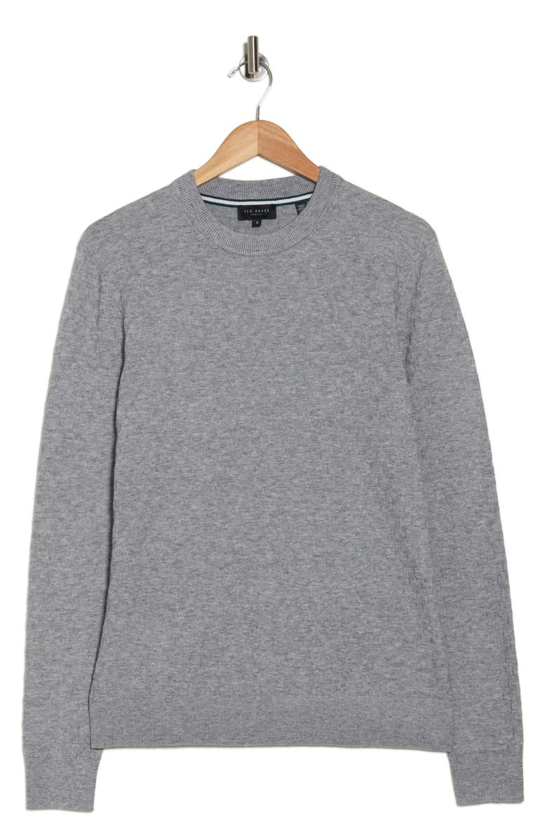 Ted Baker London Lounge 'T' Stitch Crewneck Sweater, Alternate, color, 