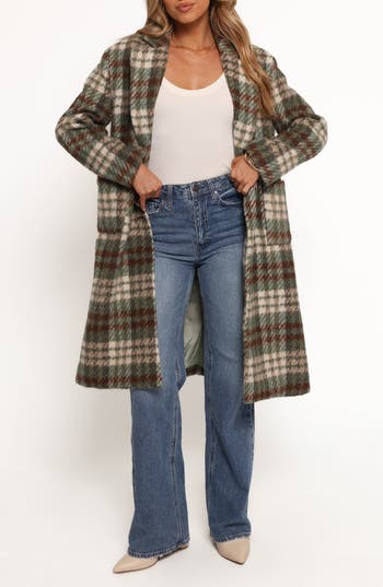 Petal And Pup Petal & Pup Anika Plaid Coat In Multi