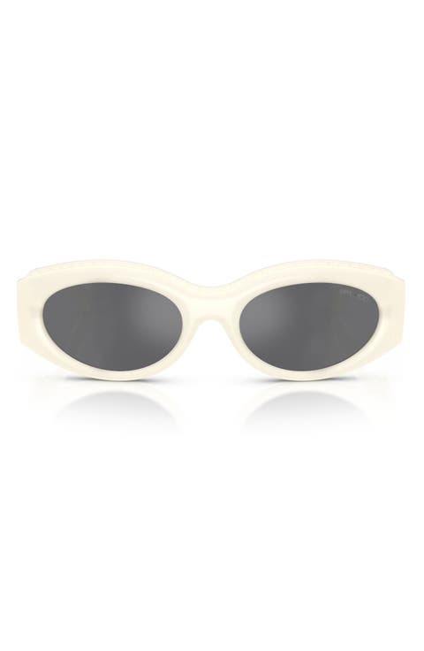54mm Oval Sunglasses