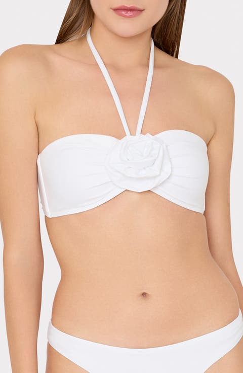 Floral Appliqué Halter Top