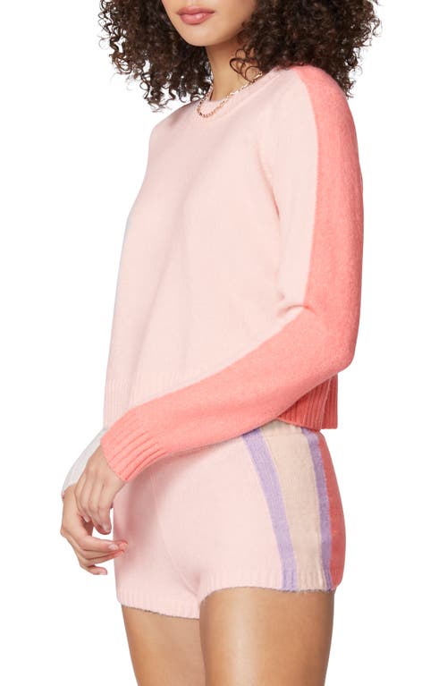 Florence By Mills Colorblock Tipped Sweater In Ballerina