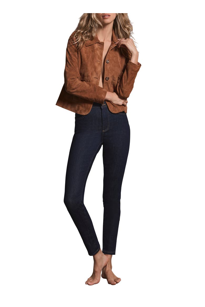 Sculpting Skinny Jeans, Alternate, color, Light Blue