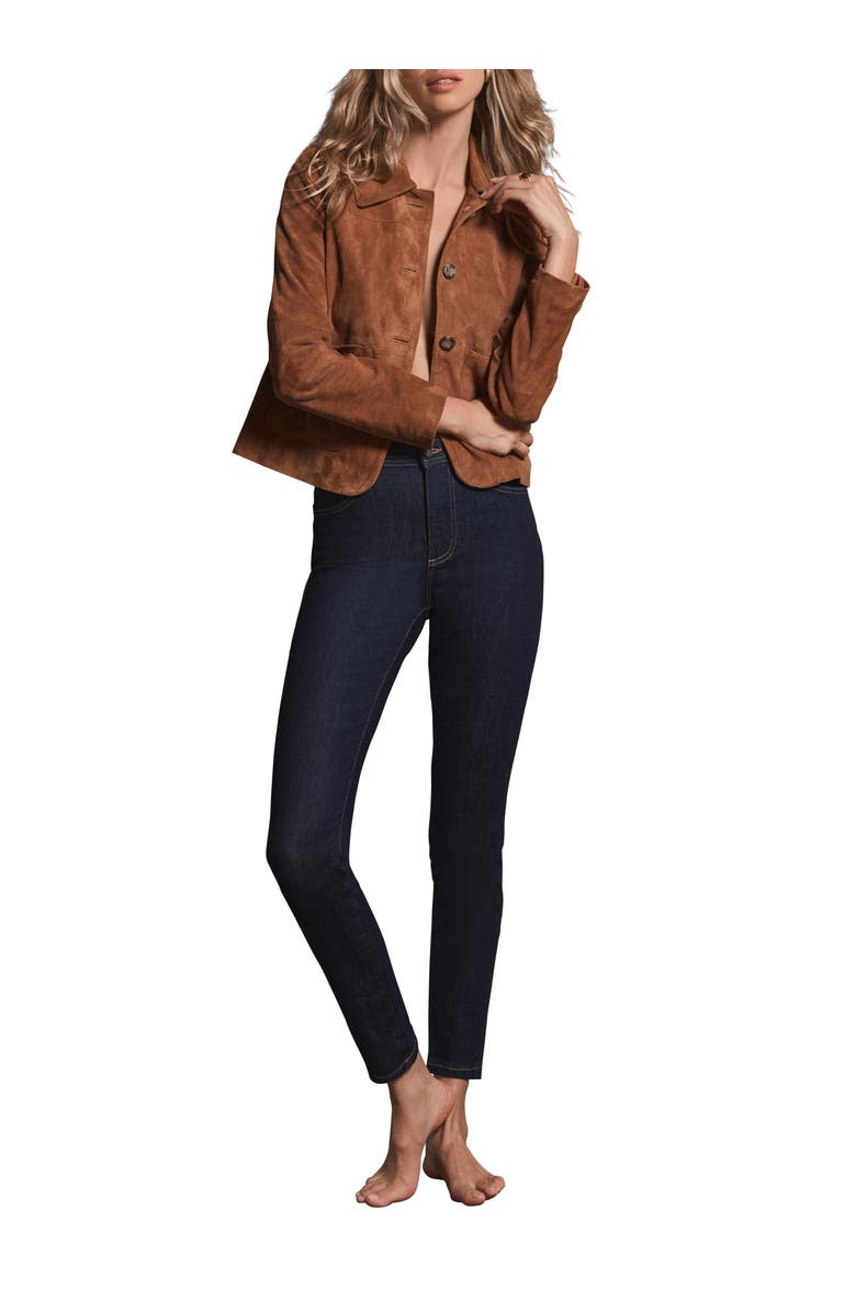 MINT VELVET Sculpting Skinny Jeans, Alternate, color, Light Blue