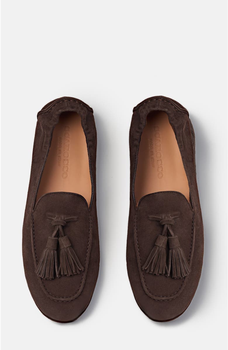 SCAROSSO Anais Loafers, Alternate, color, Brown - Suede