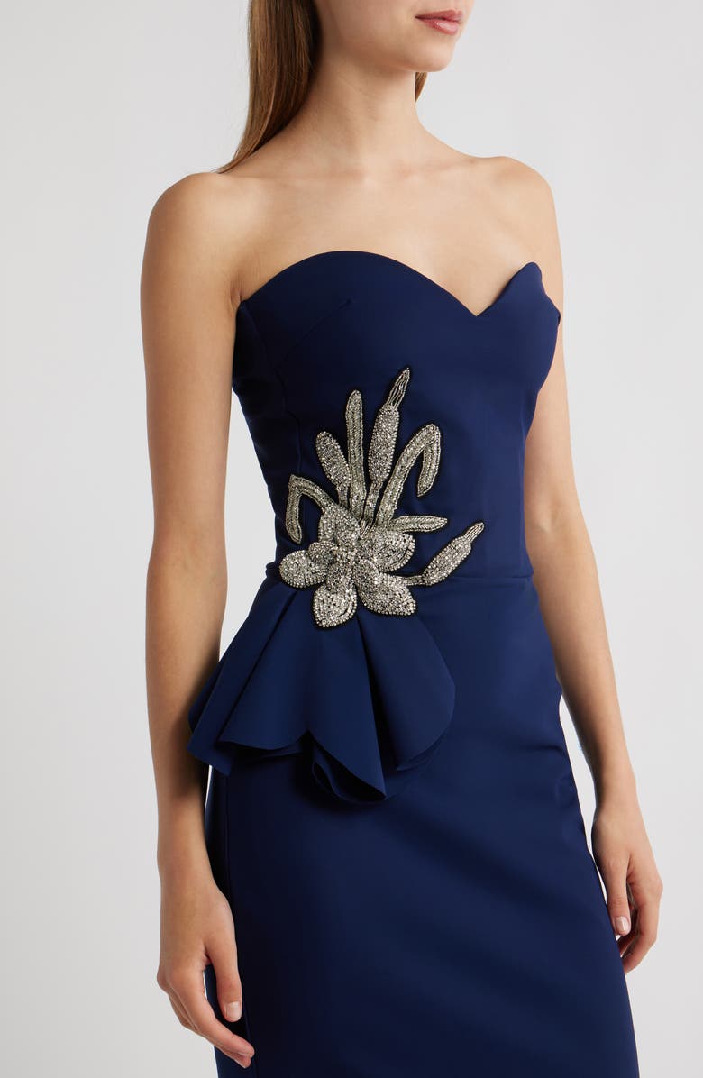 Chiara Boni La Petite Robe Grenawa Strapless Mermaid Gown, Alternate, color, 