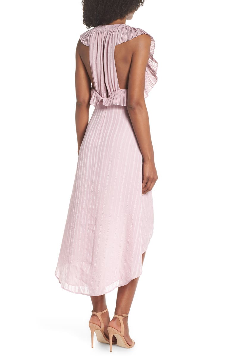 Chelsea28 Shadow Stripe Midi Dress, Alternate, color, 