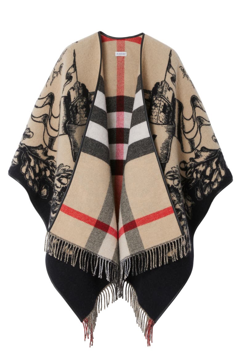 Gallant Knight Wool Cape, Main, color, Archive beige