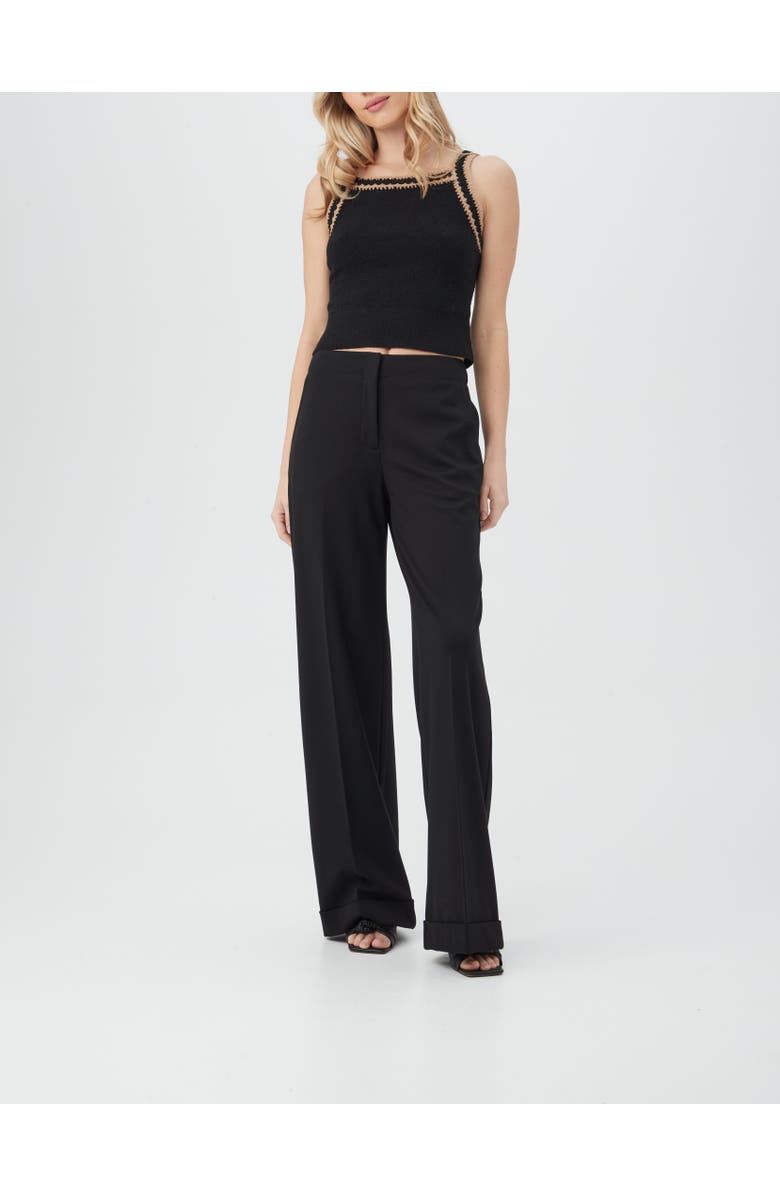 Trina Turk Suez Cami, Alternate, color, Black/Camel