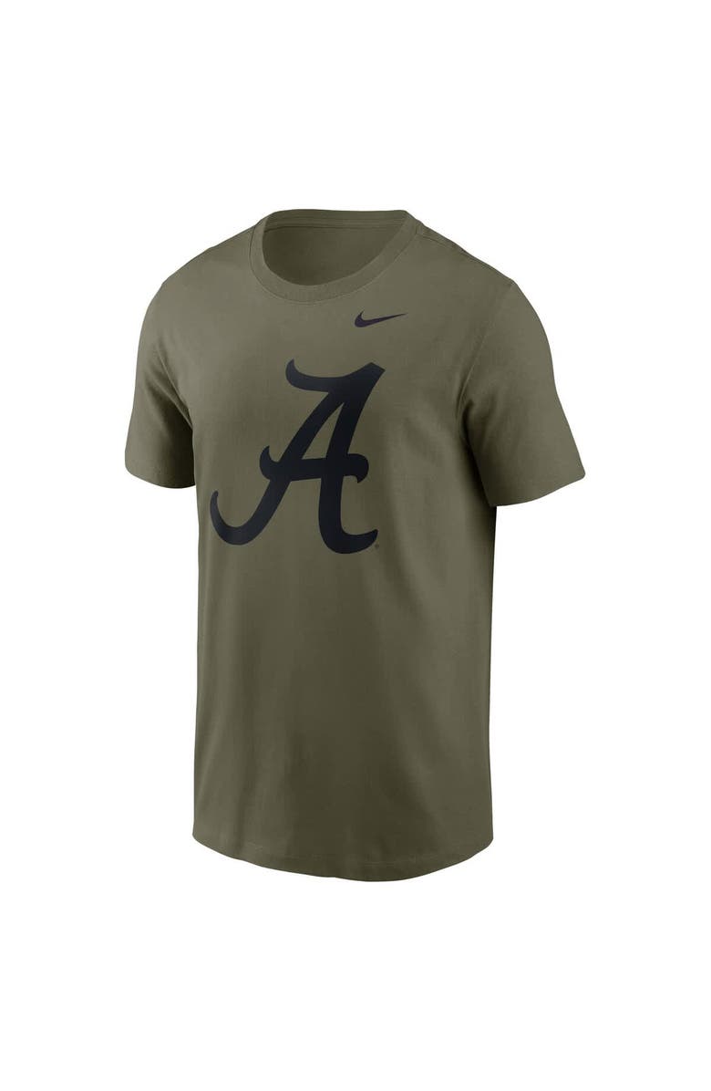 Nike Men's Nike Olive Alabama Crimson Tide Primetime Logo Performance T-Shirt, Alternate, color, Olive