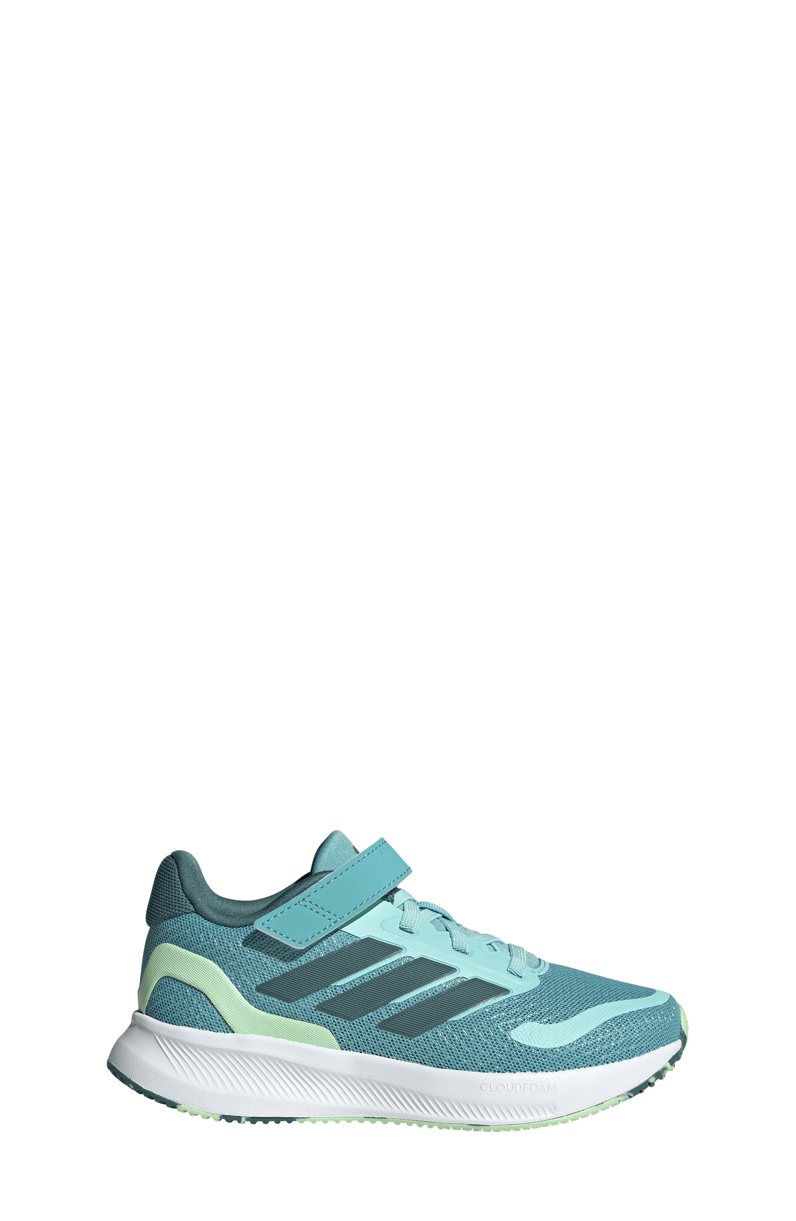 adidas Kids' Runfalcon 5 Sneaker, Alternate, color, Mint/ Teal/ Green Spark