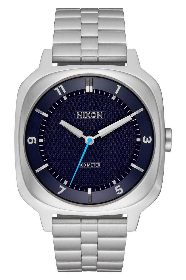 Fremont Bracelet Watch, 40mm, Main, color, SILVER / MIDNIGHT