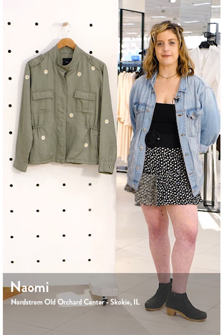 Sahara Daisy Embroidery Utility Jacket video
