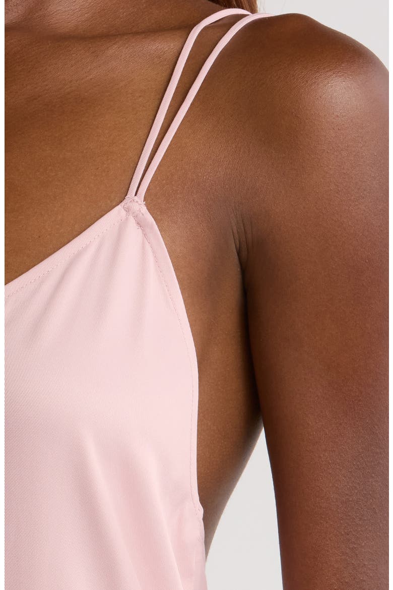 Midnight Lace Trim Satin Chemise, Alternate, color, PINK PUFF