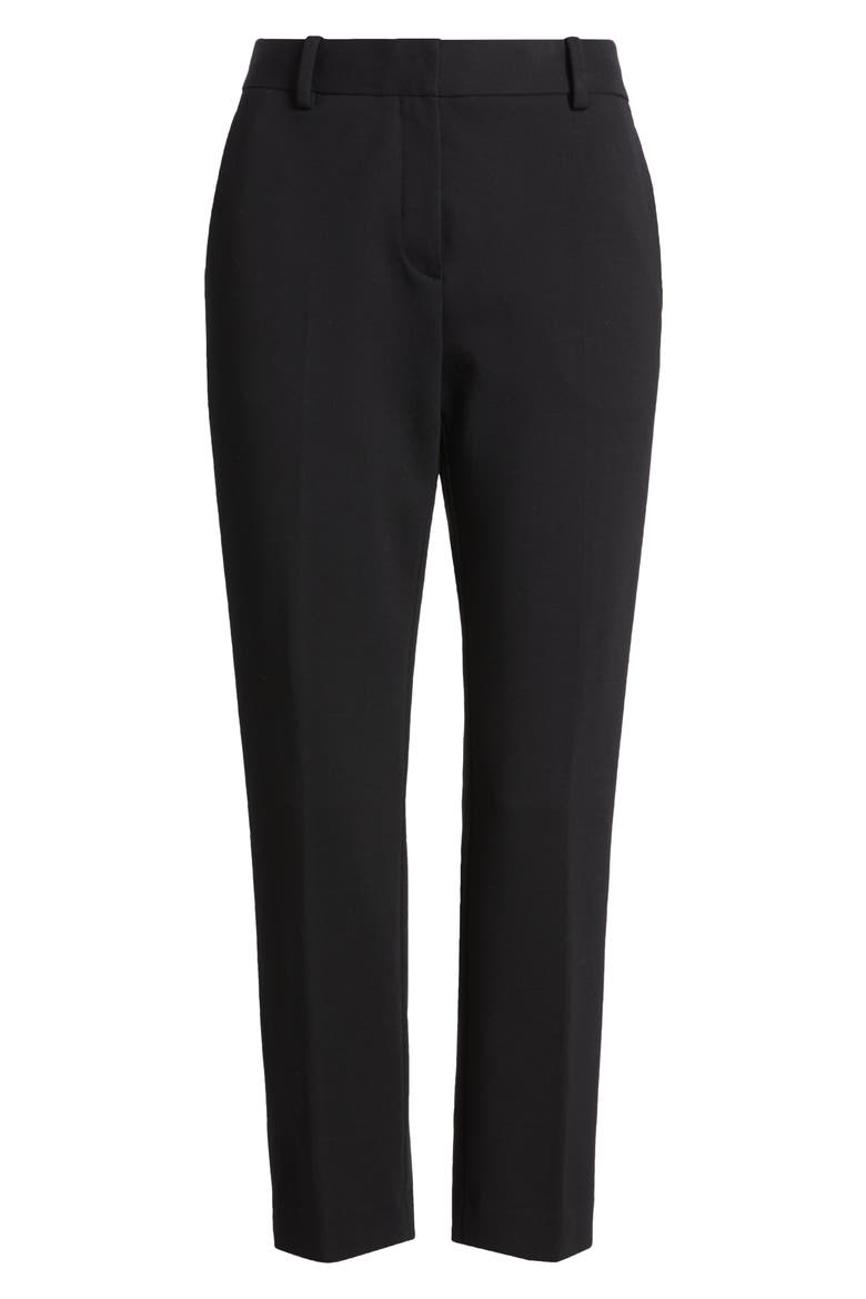 Treeca Ponte Crop Pants, Alternate, color, BLACK