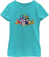 Mickey & Friends Girl's Mickey & Friends Halloween Group Shot  Graphic T-Shirt