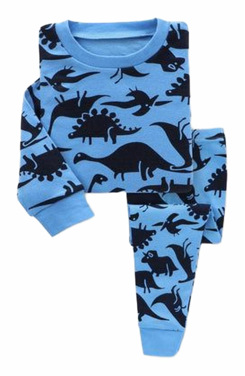BenBen Boy's Pajama Set, Main, color, Dark Blue