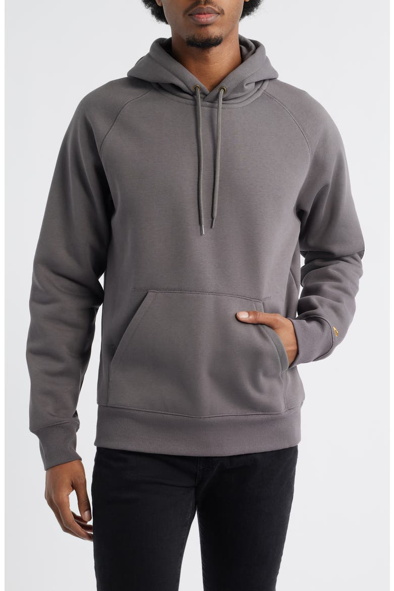 Chase Fleece Hoodie, Main, color, PORPHYRY / GOLD