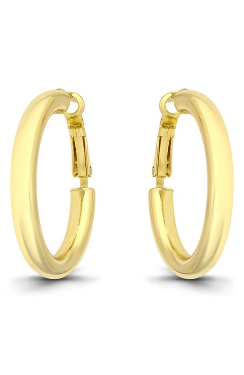 35mm Tube Hoop Earrings