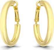 Christian Siriano New York 35mm Tube Hoop Earrings
