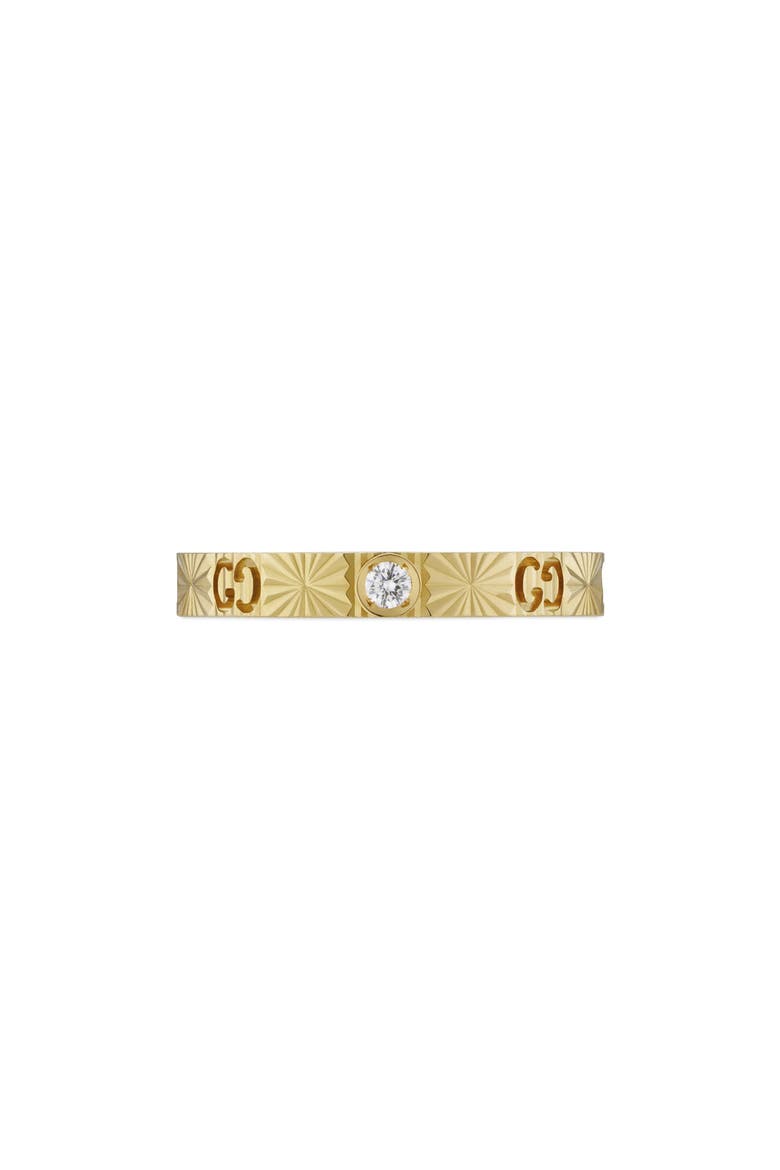 Icon Star Diamond Ring Band, Alternate, color, 18K GOLD